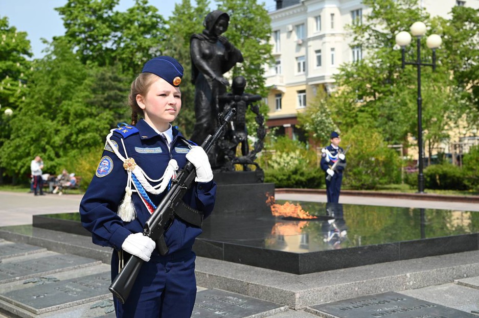 8 мая на Соборной площади в Белгороде состоялось открытие Вахты Памяти - Изображение 3