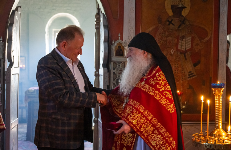 Иеросхимонах Феодор (Маньшин) удостоен высшей награды Белгородской области – медали «За заслуги перед землей Белгородской» I степени